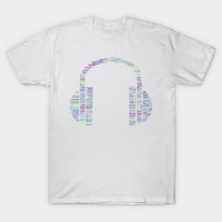 Headphone Abstract T-Shirt